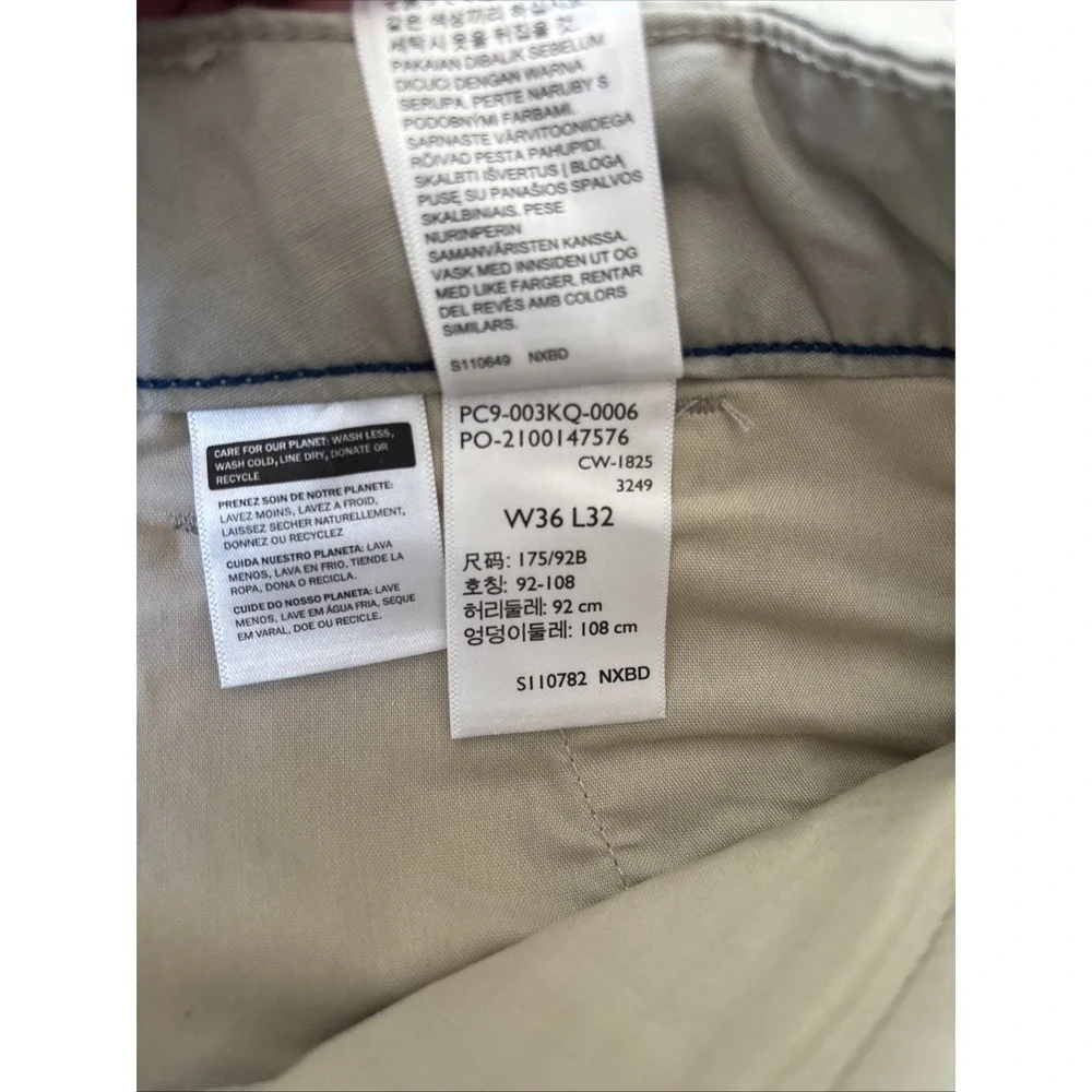 Levi's Mens XX Baggy Cargo Pants Size 36x32 Gray Khaki 100% Cotton Y2K Retro New